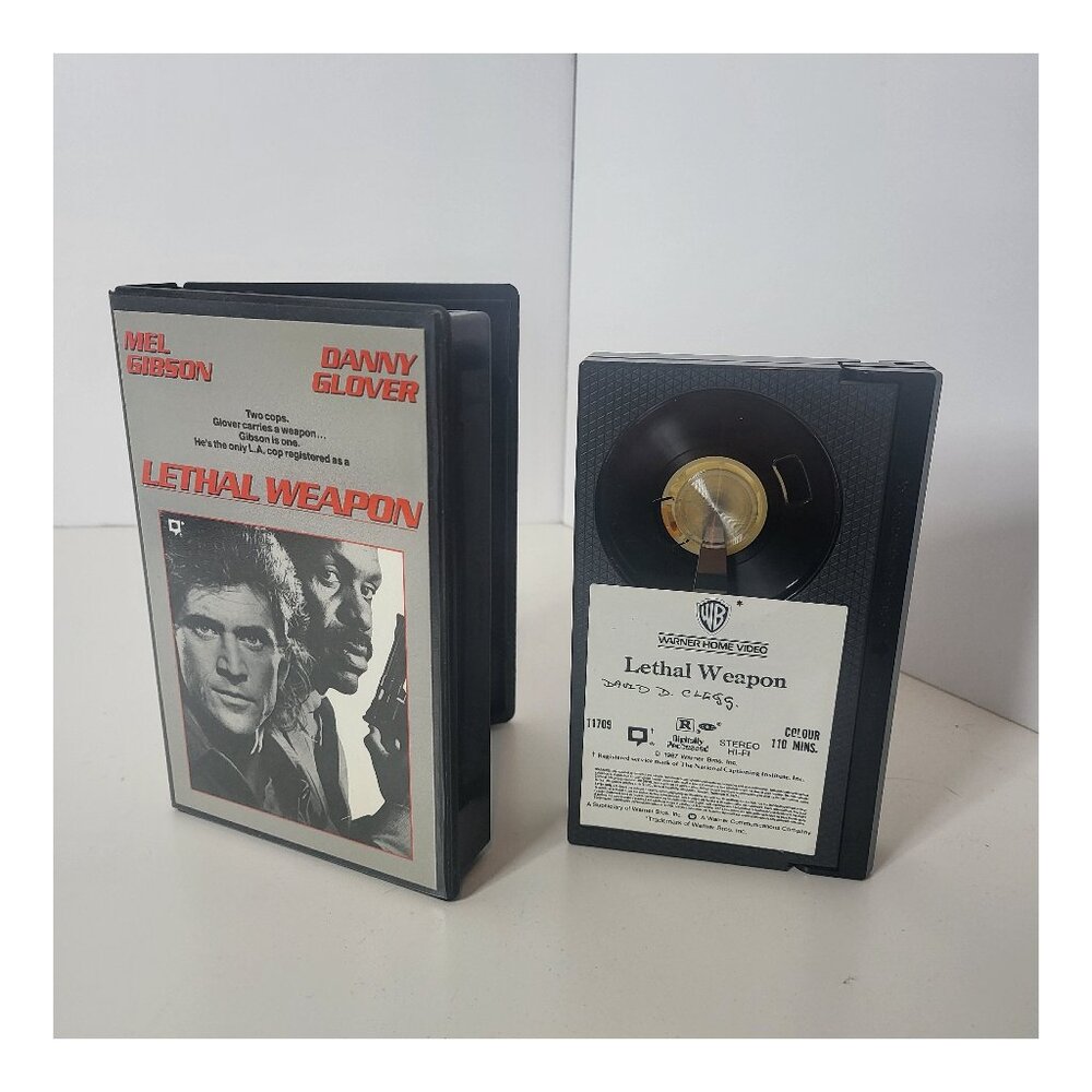 Lethal Weapon BETA Tape Betamax (Not VHS) Mel Gibson Danny Glover